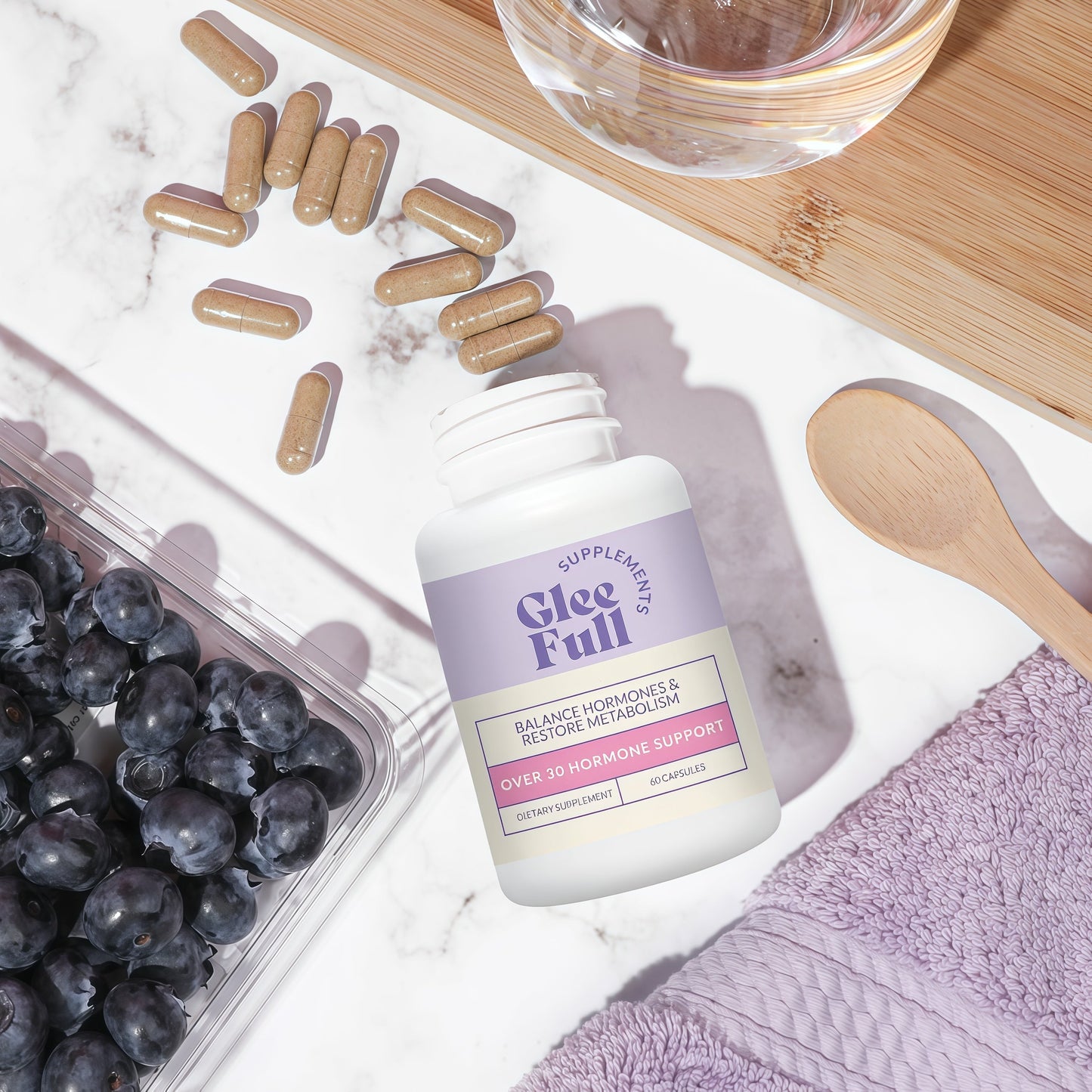 GleeFull Over 30 Hormone Support - Menopause Supplements for Women - Hormone Support for Women